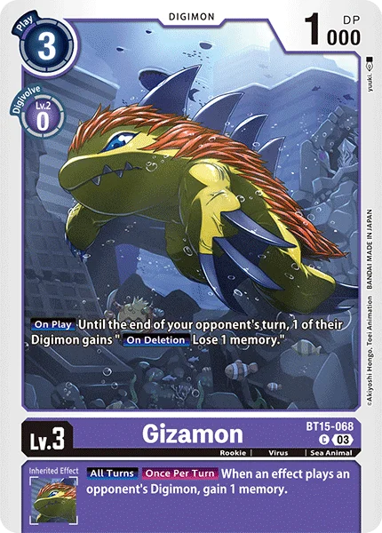 Gizamon 「BT15-068」「EN」
