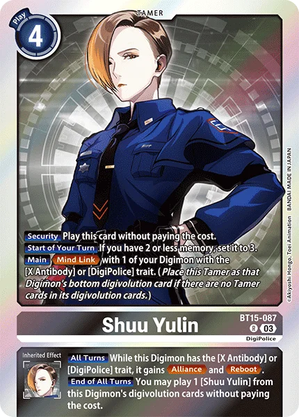 Shuu Yulin 「BT15-087」「EN」