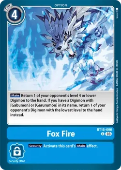 Fox Fire 「BT15-090」「EN」