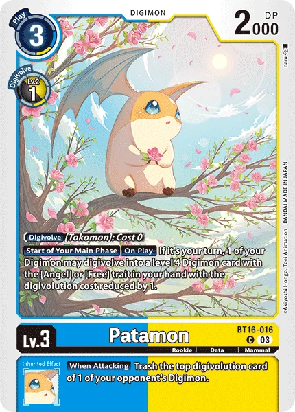 Patamon 「BT16-016」「EN」