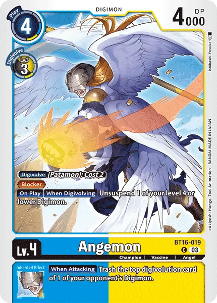 Angemon 「BT16-019」「EN」