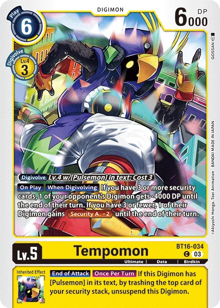 Tempomon 「BT16-034」「EN」