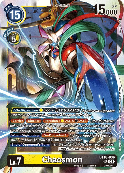 Chaosmon 「BT16-036」「EN」