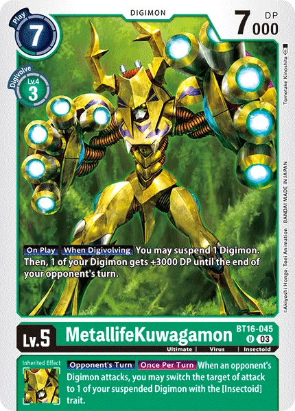 MetallifeKuwagamon 「BT16-045」「EN」