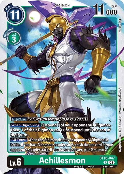 Achillesmon 「BT16-047」「EN」