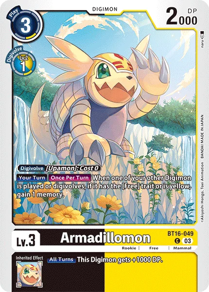 Armadillomon 「BT16-049」「EN」
