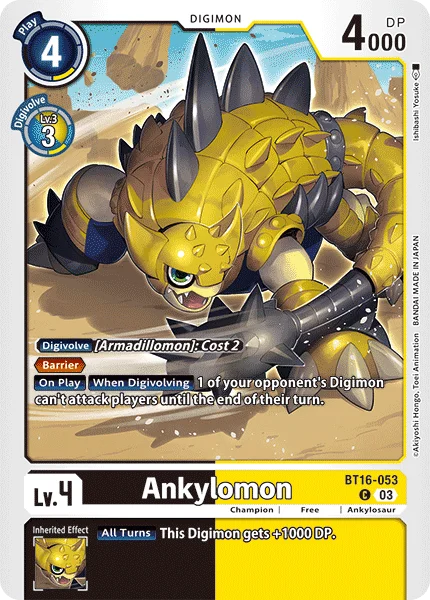 Ankylomon 「BT16-053」「EN」