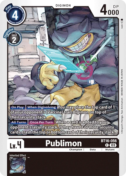 Publimon 「BT16-056」「EN」