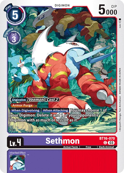 Sethmon 「BT16-070」「EN」