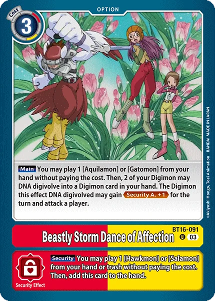Beastly Storm Dance of Affection 「BT16-091」「EN」