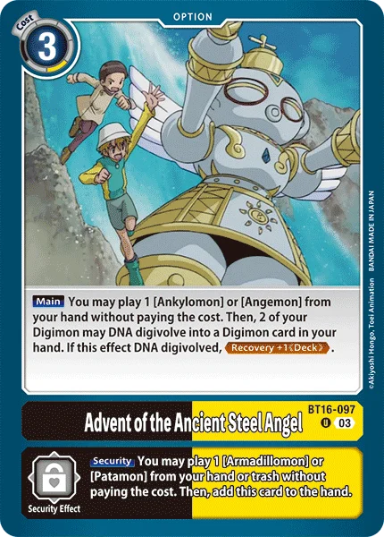Advent of the Ancient Steel Angel 「BT16-097」「EN」