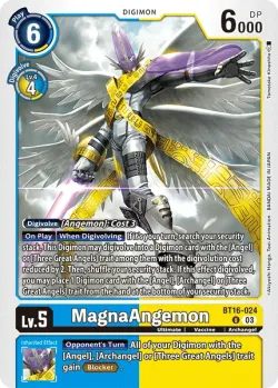 MagnaAngemon — Pre-Release Pack Beginning Observer #BT16-024 · Digimon