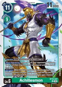 Achillesmon — Pre-Release Pack Beginning Observer #BT16-047 · Digimon