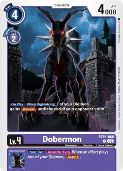 Dobermon 「BT16-068」「EN」
