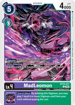 MadLeomon 「BT16-071」「EN」