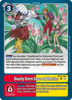 Beastly Storm Dance of Affection 「BT16-091」「EN」
