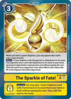 The Sparkle of Fate! 「BT16-093」「EN」