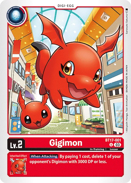 Gigimon 「BT17-001」「EN」