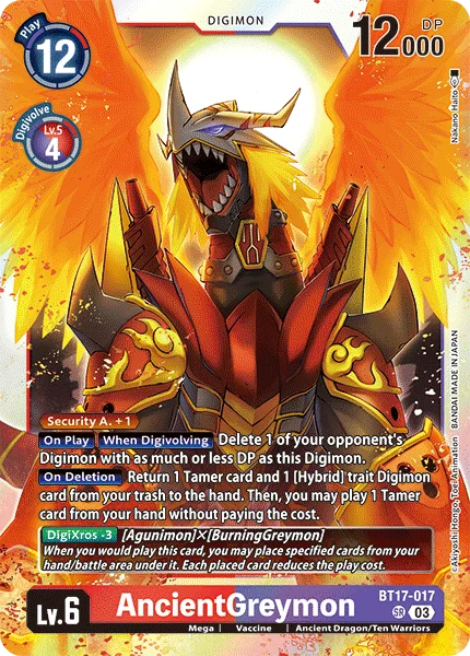 AncientGreymon 「BT17-017」「EN」