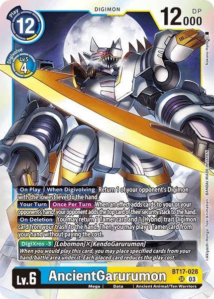 AncientGarurumon 「BT17-028」「EN」