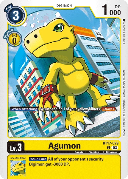 Agumon 「BT17-029」「EN」