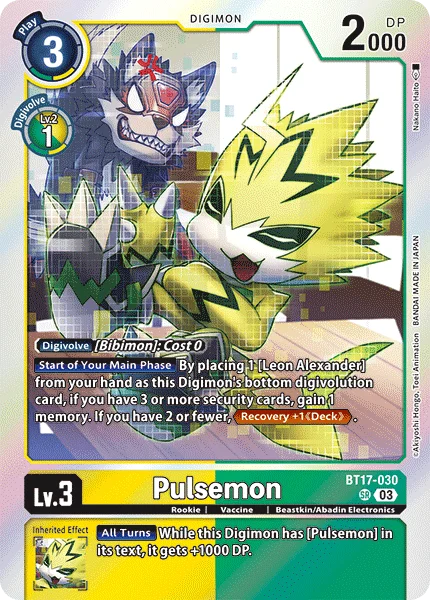 Pulsemon 「BT17-030」「EN」