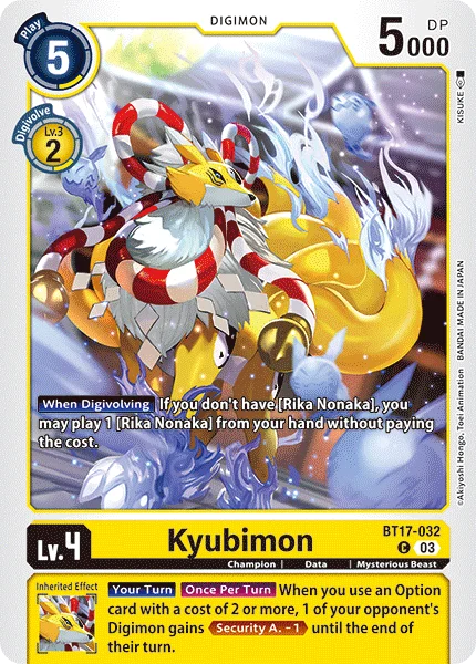 Kyubimon 「BT17-032」「EN」