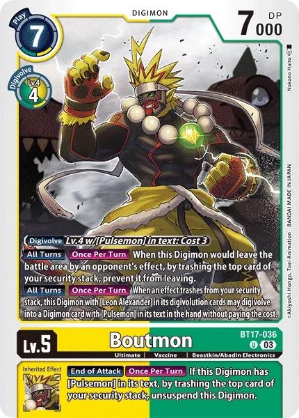 Boutmon 「BT17-036」「EN」