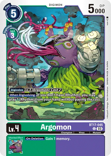 Argomon 「BT17-045」「EN」