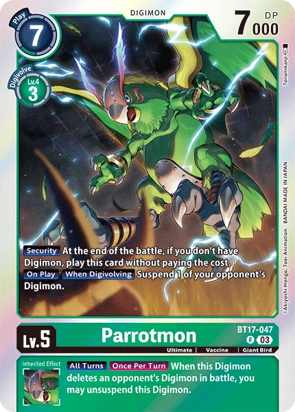Parrotmon 「BT17-047」「EN」