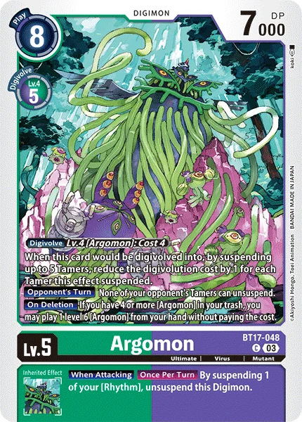 Argomon 「BT17-048」「EN」