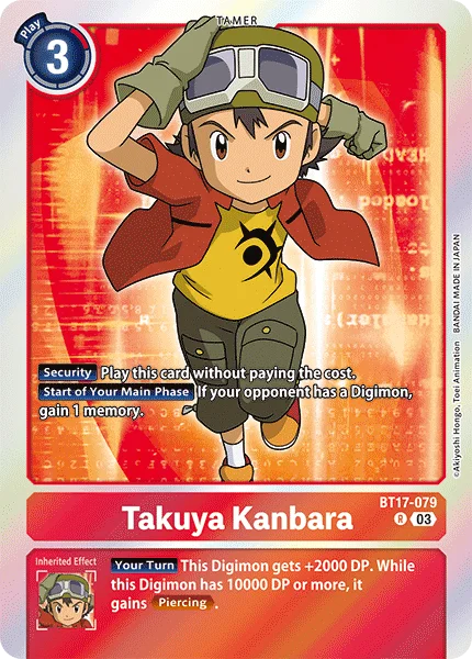 Takuya Kanbara 「BT17-079」「EN」