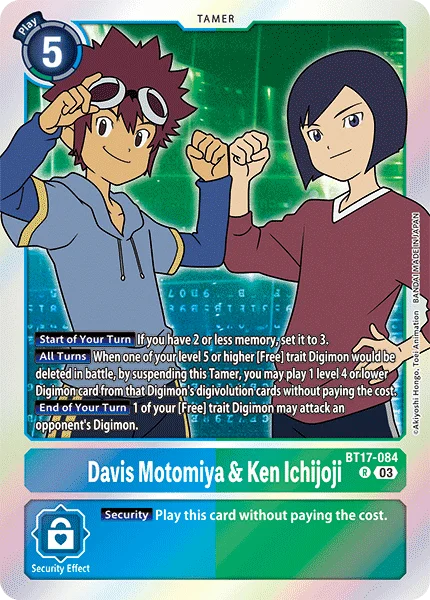 Davis Motomiya & Ken Ichijoji 「BT17-084」「EN」
