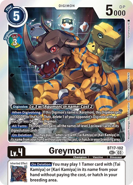 Greymon 「BT17-102」「EN」