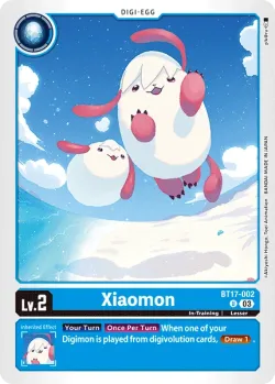 Xiaomon — Pre-Release Pack Secret Crisis #BT17-002 · Digimon