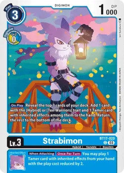 Strabimon — BT-17: Booster Secret Crisis #BT17-020 · Digimon