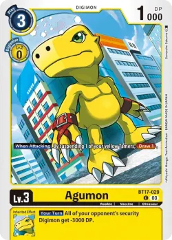 Agumon — BT-17: Booster Secret Crisis #BT17-029 · Digimon