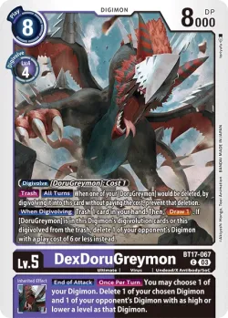 DexDoruGreymon 「BT17-067」「EN」