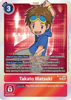 Takato Matsuki 「BT17-080」「EN」