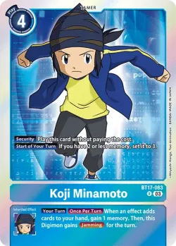 Koji Minamoto 「BT17-083」「EN」
