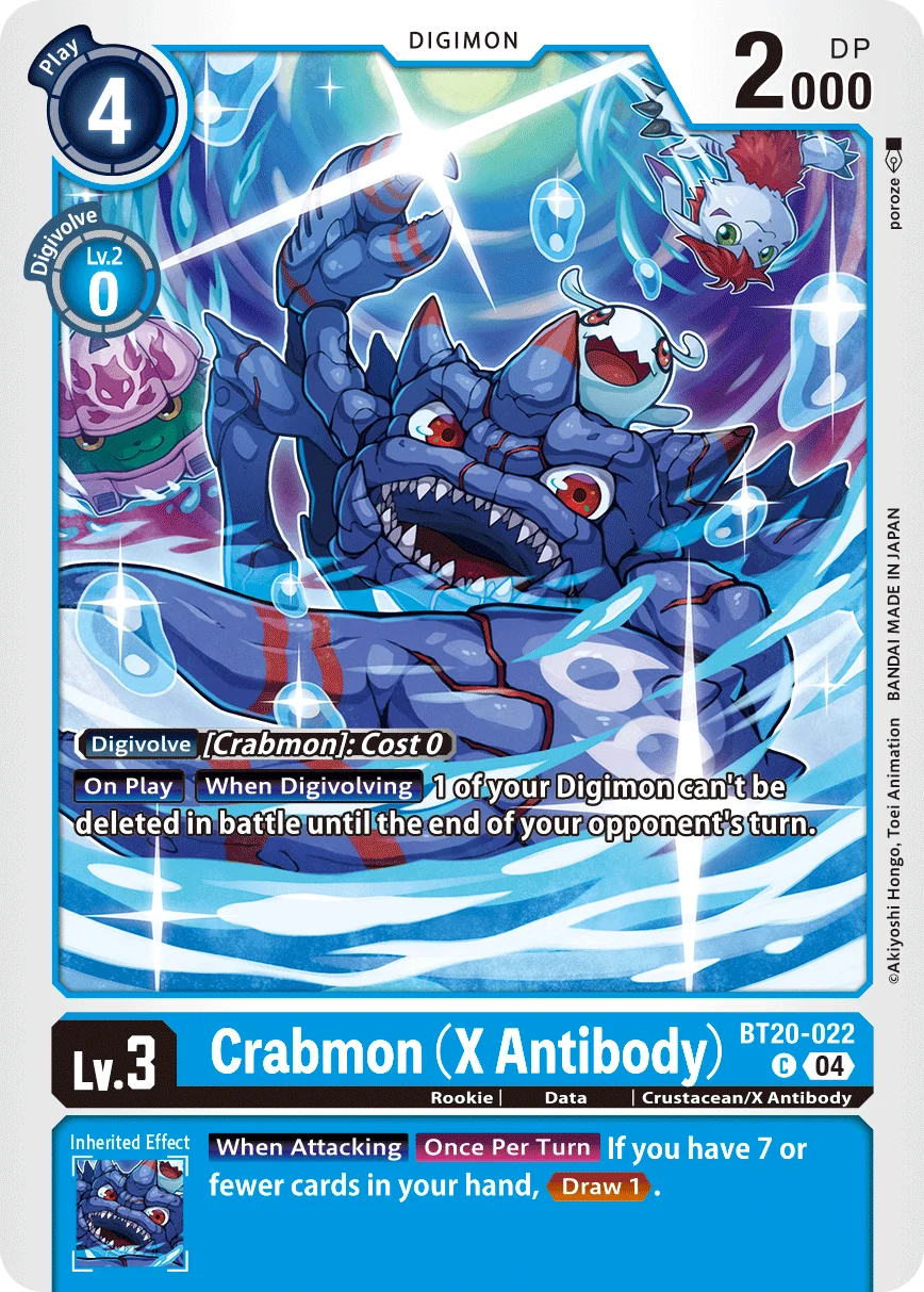 Crabmon (X Antibody) 「BT20-022」「EN」