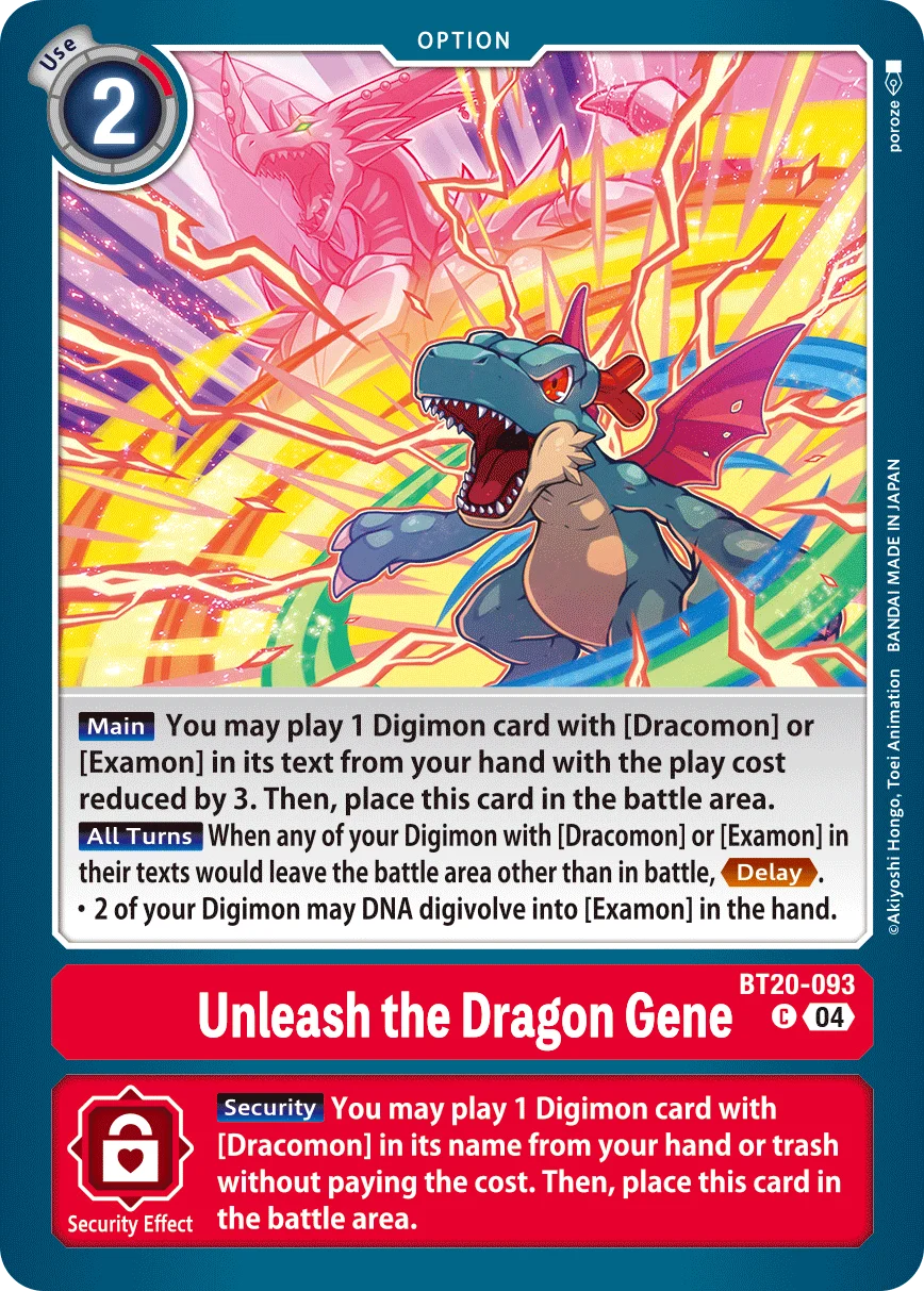 Unleash the Dragon Gene 「BT20-093」「EN」