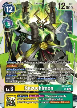 Kazuchimon — BT-20: Booster Over the X #BT20-035 · Digimon
