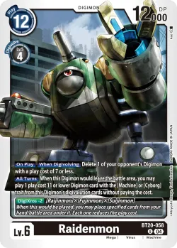Raidenmon 「BT20-058」「EN」