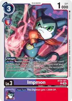 Impmon 「BT20-061」「EN」