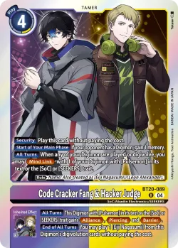 Code Cracker Fang & Hacker Judge 「BT20-089」「EN」