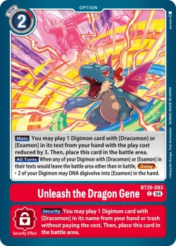 Unleash the Dragon Gene 「BT20-093」「EN」