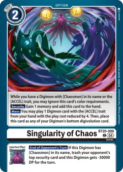 Singularity of Chaos 「BT20-099」「EN」