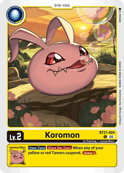 Koromon 「BT21-004」「EN」
