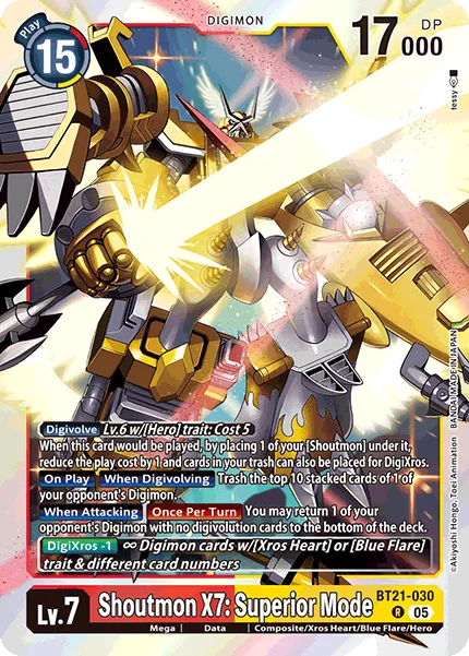 Shoutmon X7: Superior Mode 「BT21-030」「EN」